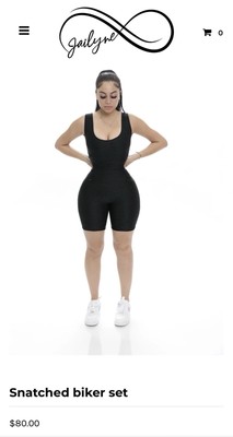 jailyne ojeda Snatched Biker Short Set | eBay