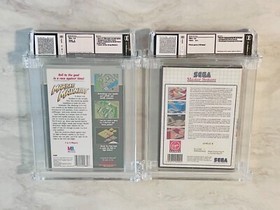 Marble Madness Nintendo 9.8 & Sega 9.6 WATA Top Pop Package Sealed CGC VGA cross