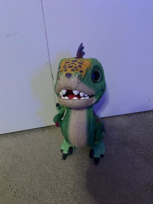 Hasbro FurReal Friends Munchin Baby T-Rex Interactive Dino Dinosaur Green