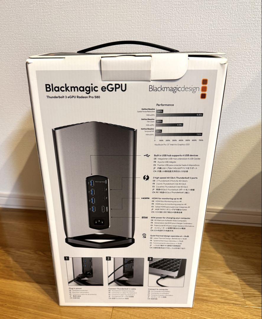 ★Blackmagic eGPU Radeon Pro 580 Blackmagic eGPU Thunderbolt 3 eGPU Radeon Pro 580 | eBay