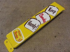 Vintage Dandee Bread Door Push NOS Antique Ol...