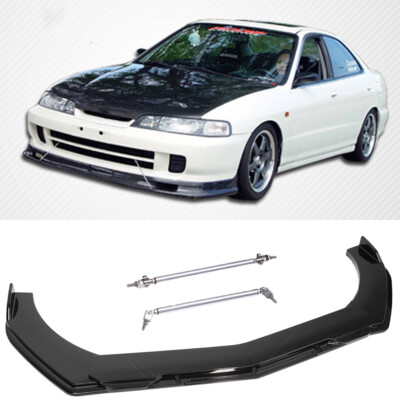 Front Lip Splitter Spoiler Body Kits & Str For 94-97 Acura Integra GS RS DC2 TR
