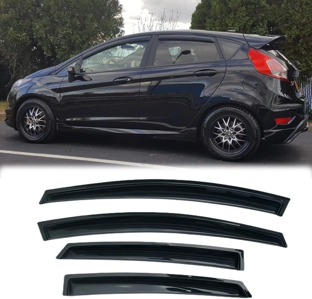 Side Window Wind Vent Deflectors for 2009-2019 Ford Fiesta 5Door ...