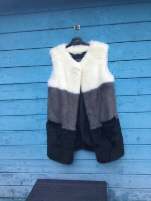 DAMEN SHOP KUNSTFELLWESTE GR L     
