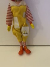 Vintage 1976 Remco RONALD MCDONALD 8" Action Figure Doll Tilt Head McDonalds