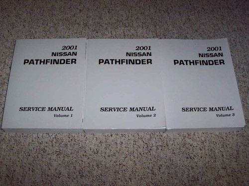 2001 Nissan Pathfinder Shop Service Repair Manual Set SE XE LE 4WD 3.5L V6