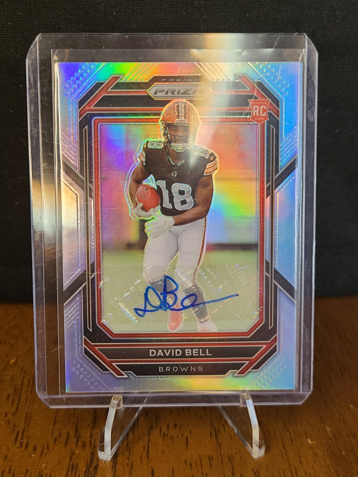 2022 Panini Prizm #334 David Bell RC Silver Prizm Rookie Autograph Browns 🔥