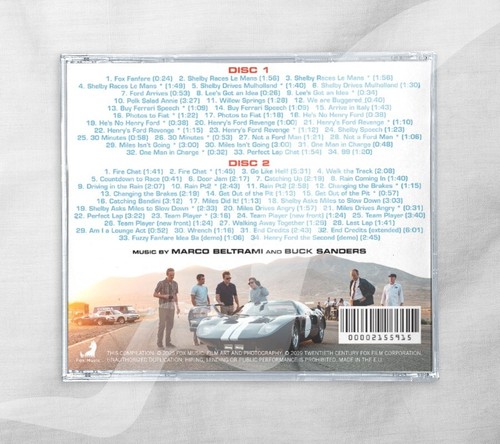 Ford v Ferrari (2019) Recording Sessions 2CD Marco Beltrami, Buck Sanders - Imagen 2 de 2