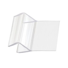 Ultra Clear Polycarbonate Shower Door Seal Strip for 1/2" 12mm Frameless Glass