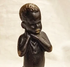 Vintage Richard Rohac Bronze Austria 1950'S African Child