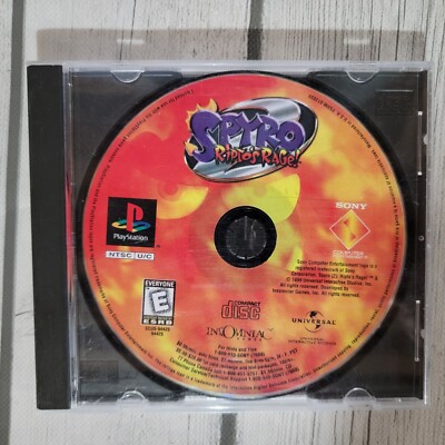 Spyro 2 Ripto's Rage! (PlayStation 1, 1999 Black Label) DISC ONLY - TESTED