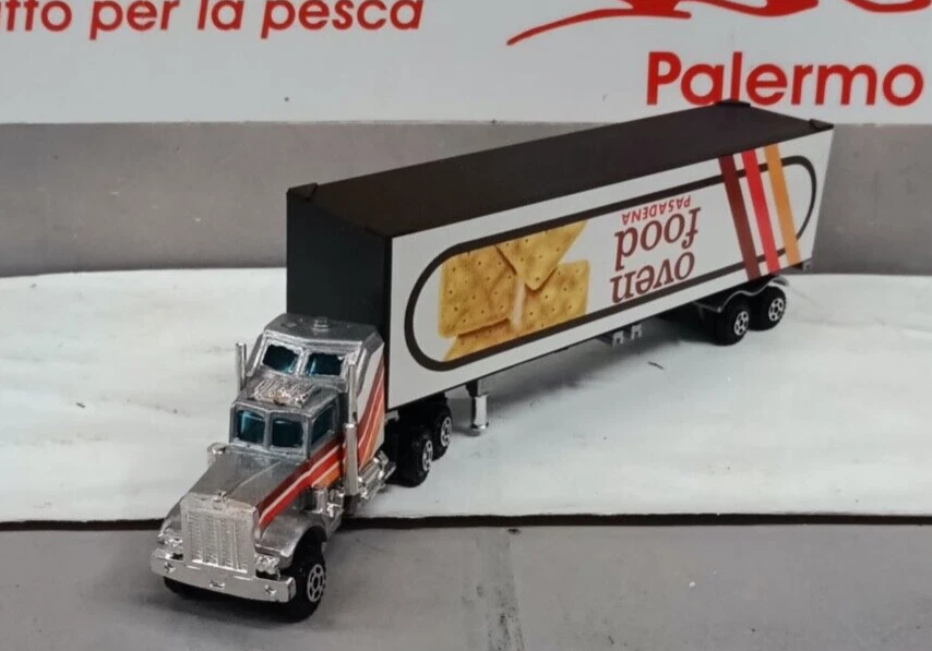 POLISTIL 1/87 CAMION OVEN FOOD PASADENA TR6 MADE IN ITALY ANNI 80 - Immagine 2 di 3