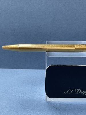 S.T. Dupont STYLO BILLE ゴールド S.T Dupont Classic Gold Platted Finishe Stylo Bille