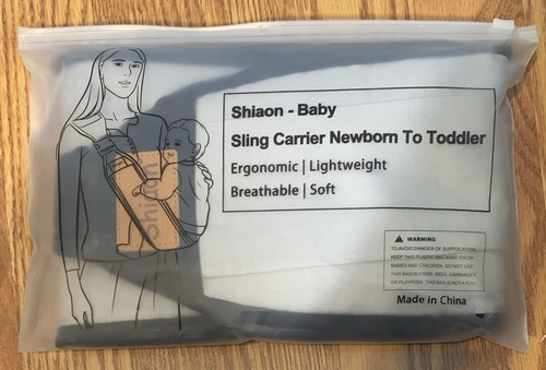 Shiaon Baby Sling Carrier Newborn to Toddler Ergonomic,Lightweight, Breathable - Picture 5 of 5