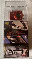 MiGear Extreme X 1080p Red Action Camera Bundle w/ Waterproof Case=