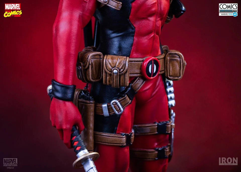 Figura Estatua Iron Studios Deadpool 1:10 Marvel X-Men X-Force Edición Limitada Foto 4 de 4