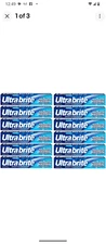 Ultra brite Advanced Whitening Toothpaste Clean Mint 6oz (Pack of 3) Sealed NEW