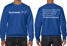 Sudadera Dear Person Behind Me Pareja Familia Amor Romántico Posesivo Regalos
