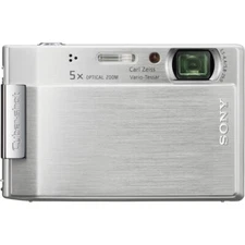 Sony Cyber-shot DSC-T100 Digital Camera 8.1 Megapixel 5x Optical Zoom Silver