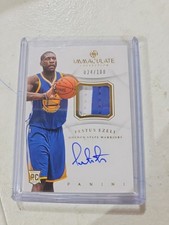 2012-13 Immaculate Festus Ezeli Rookie Patch Auto #024/100 Warriors
