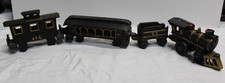 VINTAGE 4 PIECE CAST IRON TRAIN SET Unbranded Collector Railroad