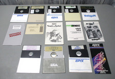 Lot of 8 Commodore 64 Game Disks, Archon Trac...