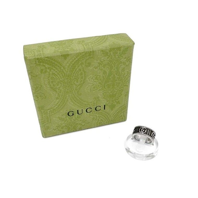 Gucci Interlocking Double G Silver Ring 121225032… - image 5