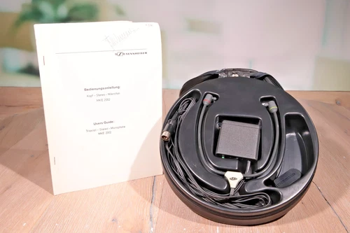 Sennheiser MKE 2002 Head Stereo Microphone Triaxial Microphone for Artificial Head Original Box