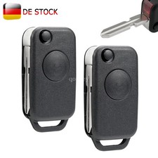 2x Klapp Schlüssel Ersatz Gehäuse für Mercedes E S SL Klasse SLK W124 R129 W140 2x Klapp Schlüssel Ersatz Gehäuse für Mercedes E S SL Klasse SLK W124 R129 W140