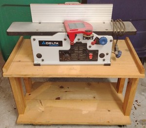 Delta Shop Master 6 inch Variable Speed Jointer Model JT160 Custom Storage Cart
