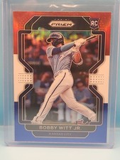 Bobby Witt Jr. 2022 Prizm Red White Blue RC #33 *surface Issues