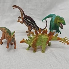 Lot Of 4 1990s Plastic Dinosaurs