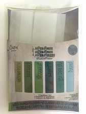Sizzix Tim Holtz ShadowPress 6 Debossing Folders 659857 EXPEDITION SET