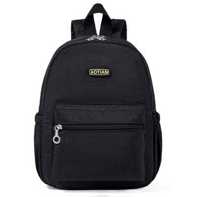 Women s Nylon Mini Casual Daypacks Small Backpack Black
