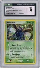 CGC MINT 9 Heracross 7/101 EX Hidden Legends Holo Rare POKEMON 2004