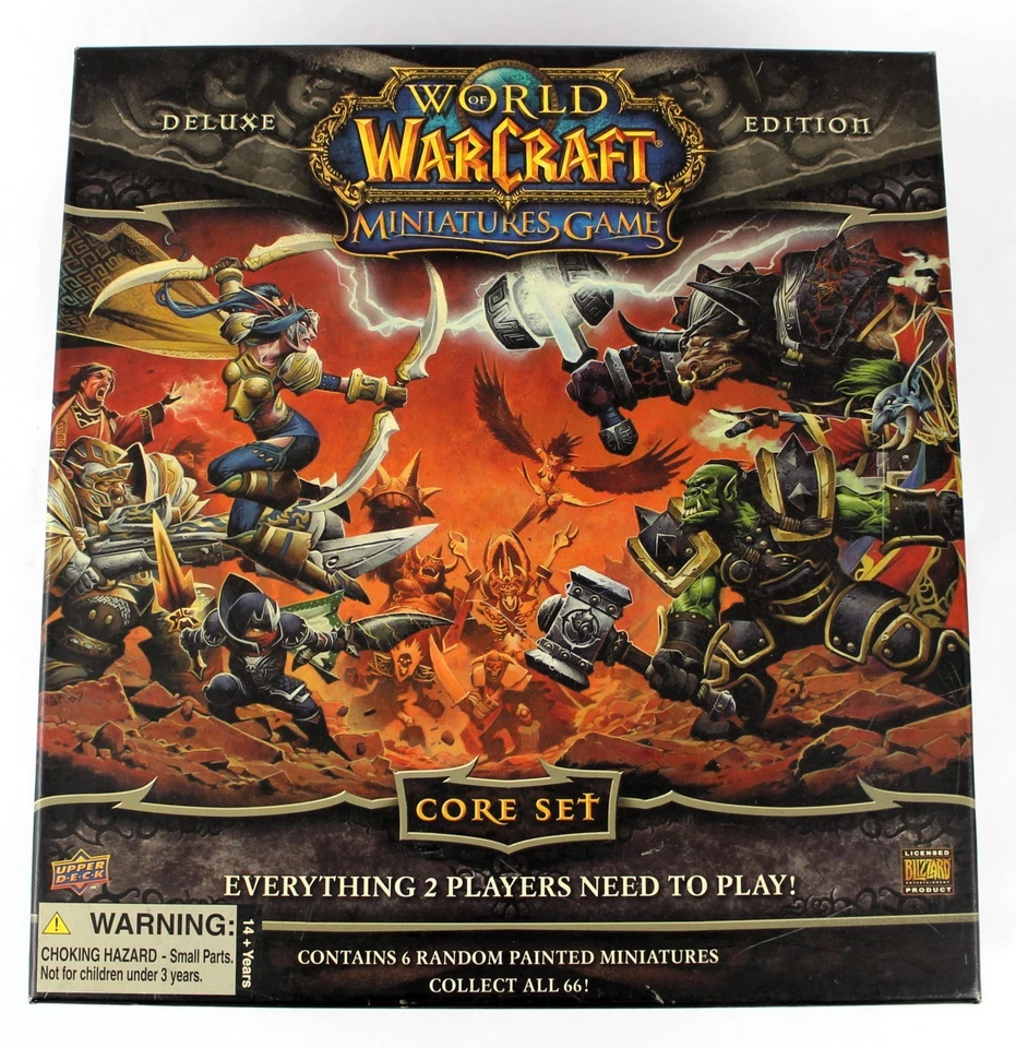 EDICIÓN DE LUJO WORLD OF WARCRAFT MINIATURAS JUEGO NÚCLEO SET BLIZZARD ENTERTAINMENT Foto 2 de 4