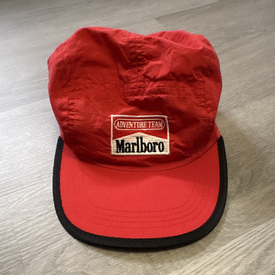 Marlboro Adventure Team Red Strapback Hat Cap One Size Fits All