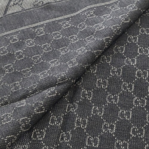 Gucci GG Logo Stole 351786 4G200 1477 Scarf Grey Used 882eaf8338a65bc3486903d61b - Picture 5 of 6