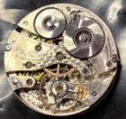 ANTIQUE VINTAGE WALTHAM P.S. BARTLETT 17 JEWELS POCKET WATCH MOVEMENT SIZE 16