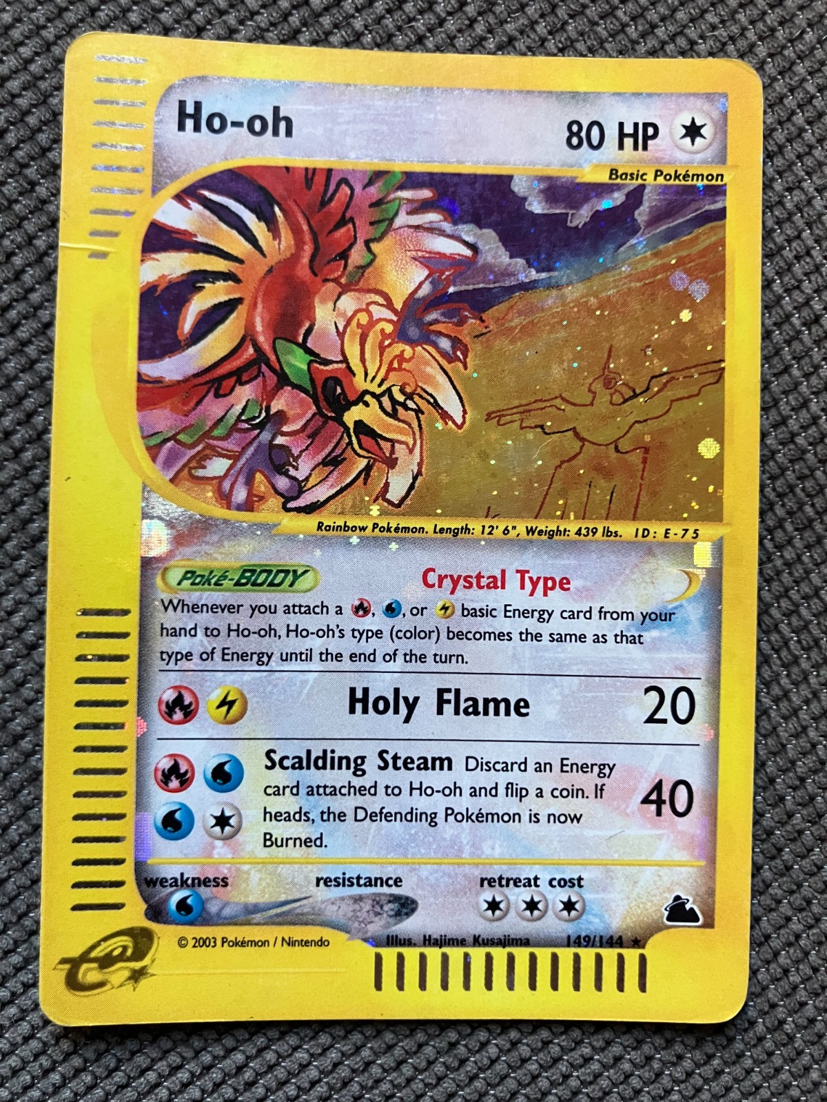 Ho-Oh #149/144 - Pokemon TGC Skyridge - ENG - Rare - Holo - Very Good Condition