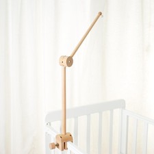 Wooden Crib Mobile Arm Baby Crib Mobile Arm Wooden Holder Rotatable Adjus...