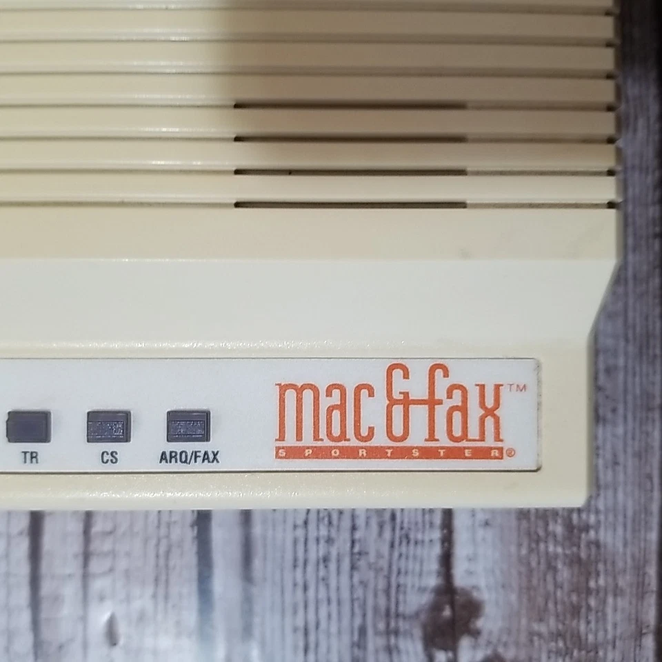 Vtg US Robotics Mac & Fax Sportster Fax Modem 14,400 V.42 CJE-0216 Ships Fast! - Image 4 of 4