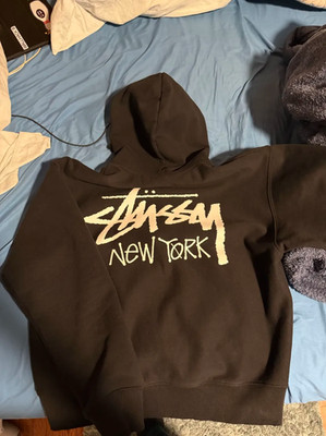 stussy new york chapter hoodie medium