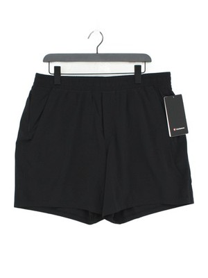 Lululemon Herren Shorts XL schwarz Polyester mit Elasthan Chino