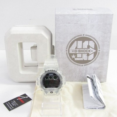 Unbenutzte CASIO G-SHOCK DW-6940RX-7 Uhr 40th Anniversary Limited Skelton White