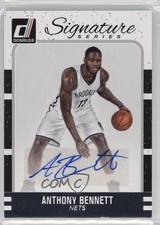 2016-17 Panini Donruss Signature Series Anthony Bennett #50 Auto 05fy