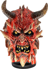 Terrifyingly Realistic Latex Red Devil Mask-Terrifyingly Realistic Costume Acces