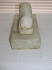 Antique Hand-Carved Marble Stone Sleeping or Vigilant Lion Italian Artist Canova — photo 7