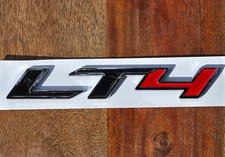 Lt4 Emblem Black Red Chrome Outline