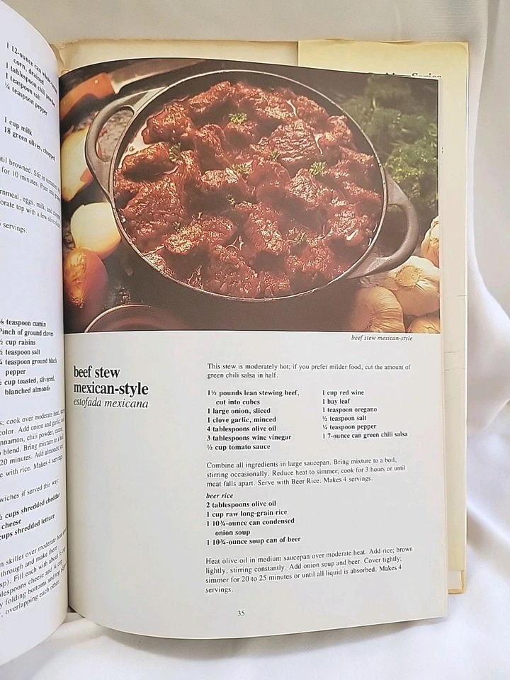 Vintage 'Mexican Cooking' from Creative Cooking Series, 1978, Dust Jacket Incl — 第 4/4 张图片
